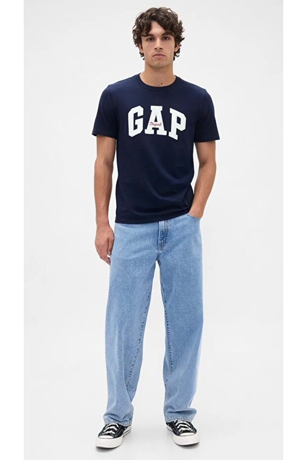 Everyday Soft Original Logo T-Shirt 542246 Kısa Kol Tişört Erkek T-Shirt LACİVERT - 5