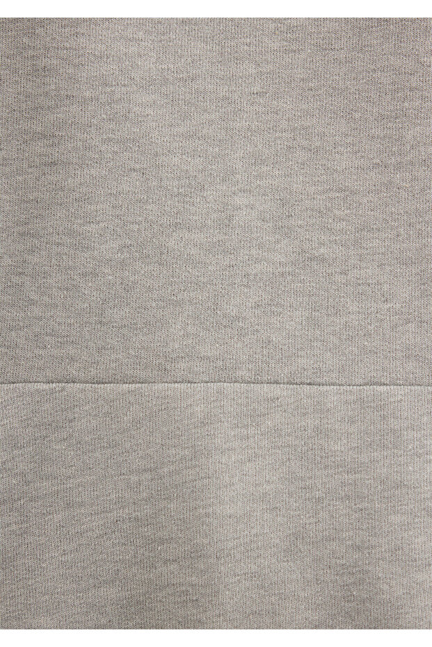 Kapüşonlu Gri Basic Sweatshirt 1S10186-83096 - 8