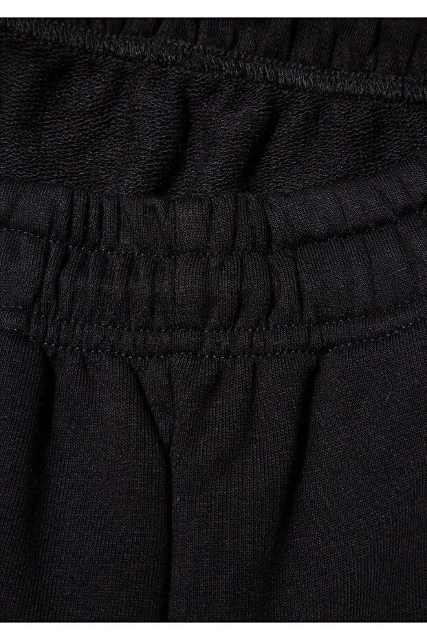 Siyah Basic Eşofman Altı 1600823-900 - 7