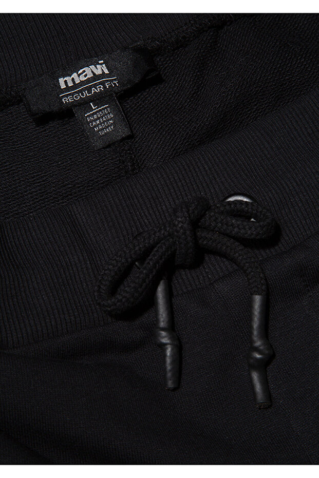 Siyah Basic Eşofman Altı 065177-900 - 8