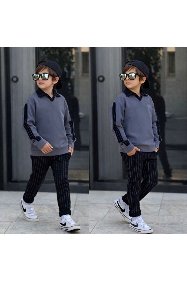 Stylish & Classy Children's Suit for Elders – Decorated Design - Age 5/14 - 31489