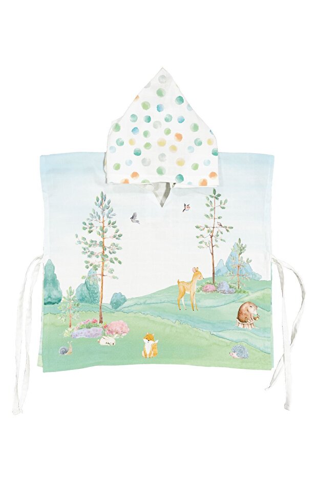 Arcadia Baby Muslin Poncho