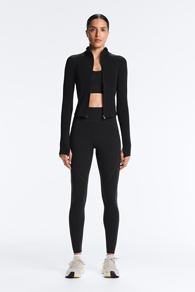 سترة تقنية خفيفة ودافئة للجري مع درزات - 2