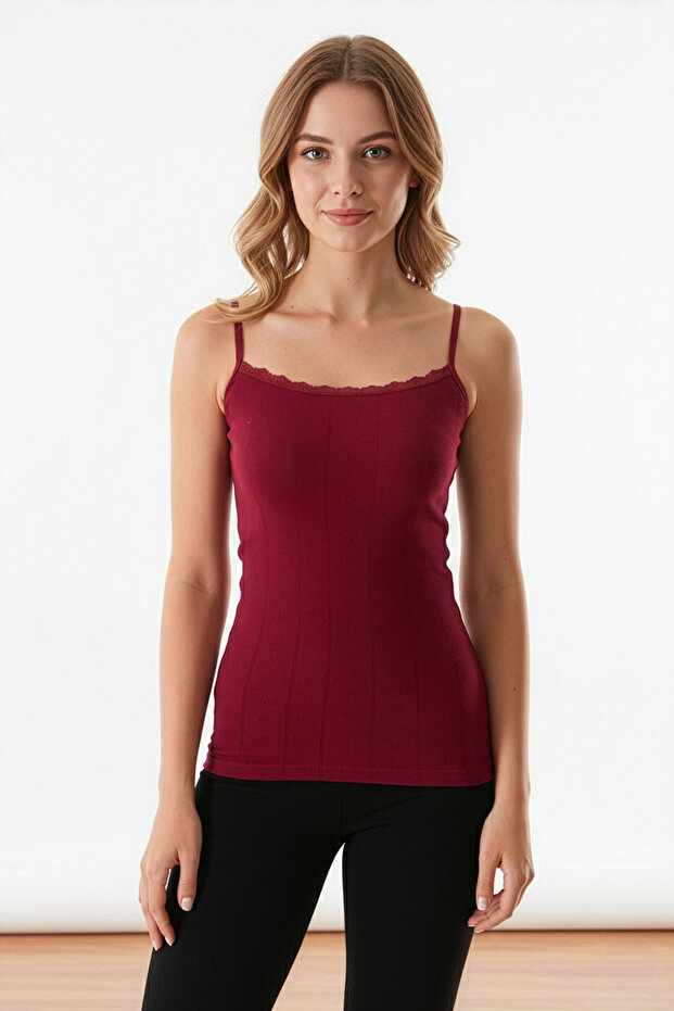 Lace Thin Strap Athlete - 1