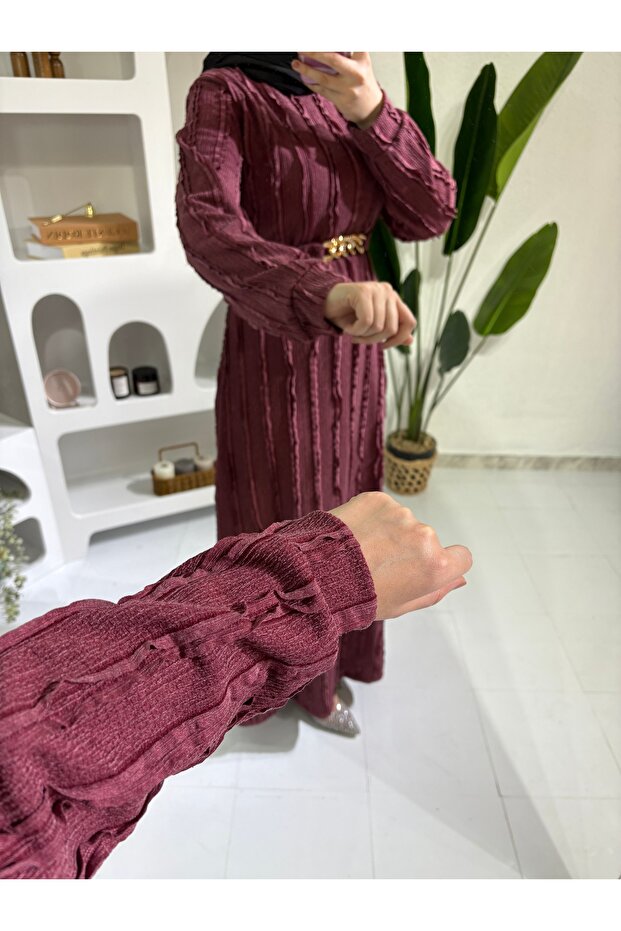 TESETTÜR BOYDAN ELBİSE - 3