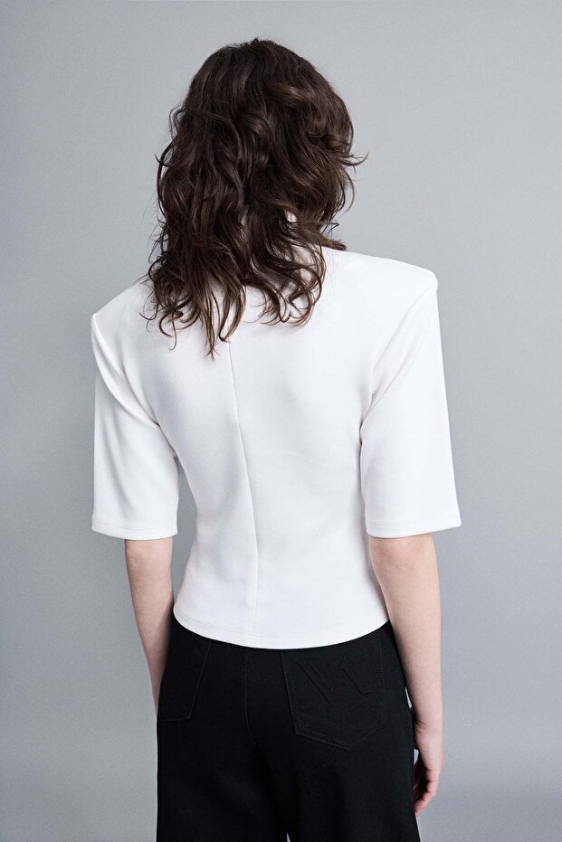 Dik yaka bluz - 5