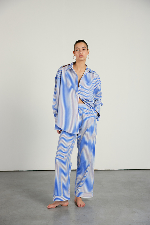 Stripe Patterned Trousers - 2