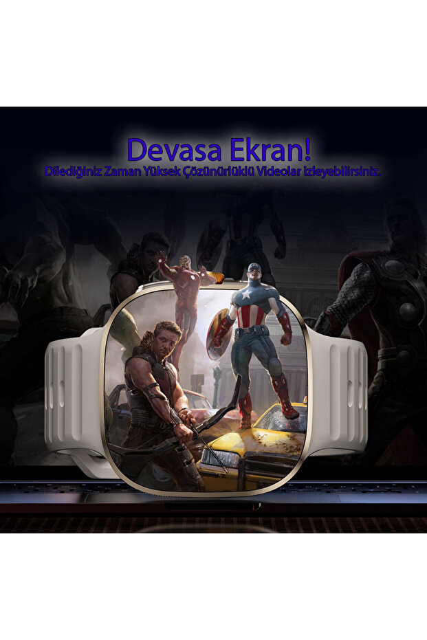 Android Akıllı Saat 5G SIM Bluetooth Arama 2.16" AMOLED GPS NFC Wi-Fi - 6