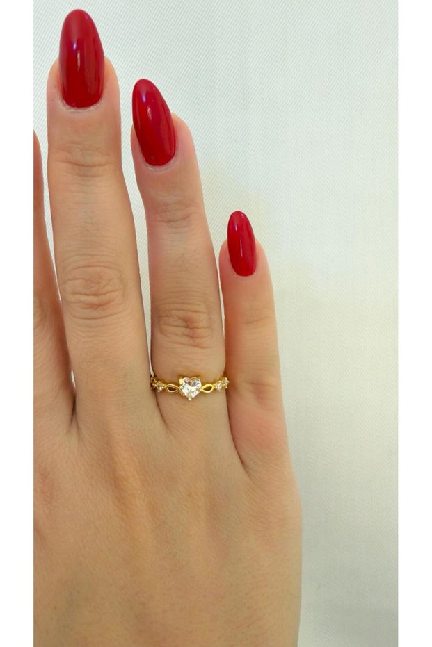 Diva Charm Minimal Heart Elegant Women's Ring