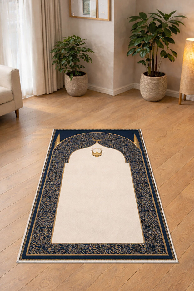 Digital Non-Knotted Soft Non-Slip Anti-Allergic Prayer Mat Dowry Prayer Mat 70X110