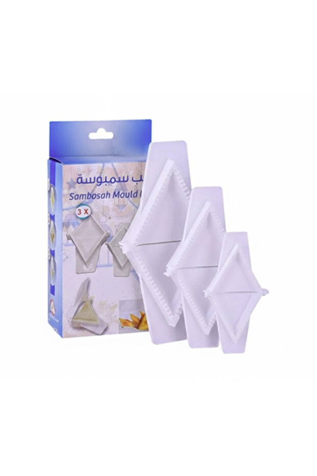 مجموعة صانع الزلابية 3 قطع - صانع سمبوسة سهل الاستخدام - 1