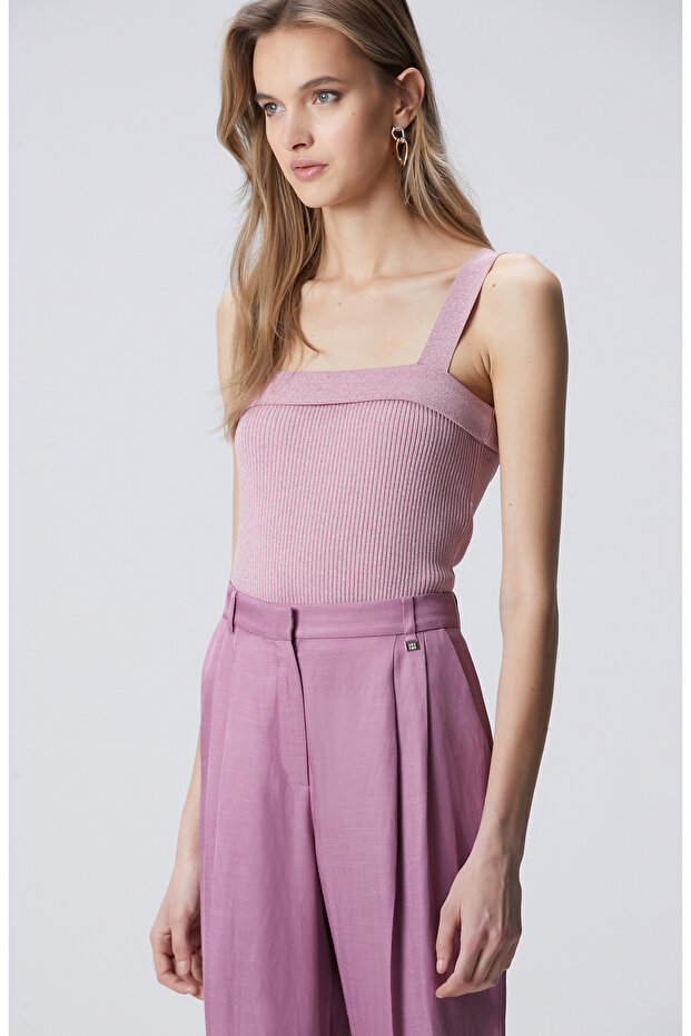 Leylak Rengi Triko Atlet - 4