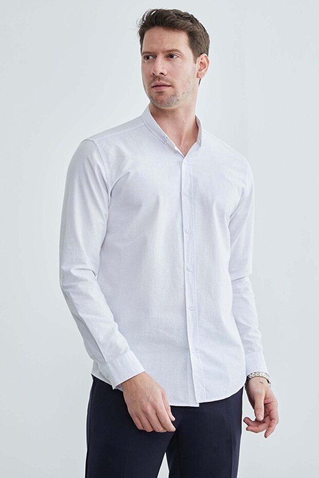 Basic Buttoned Shirt - 4