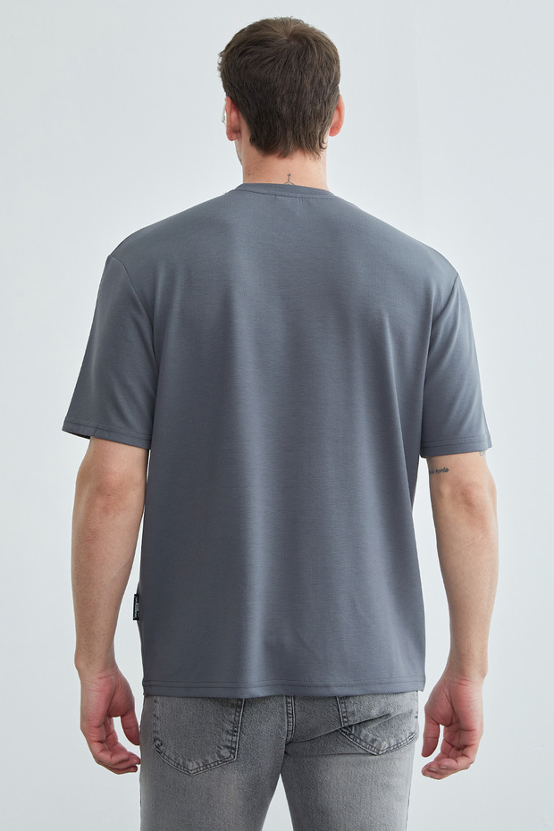 Basic Crew Neck Modal T-Shirt - 8