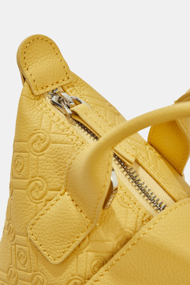 SARI MONOGRAM DERİ ÇANTA - 6