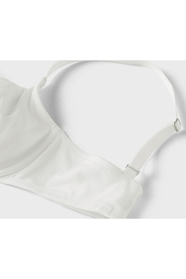 حمالة صدر مبطنة، بيضاء - 6