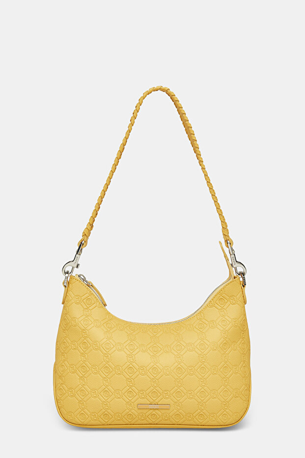 SARI MONOGRAM DERİ ÇANTA - 1