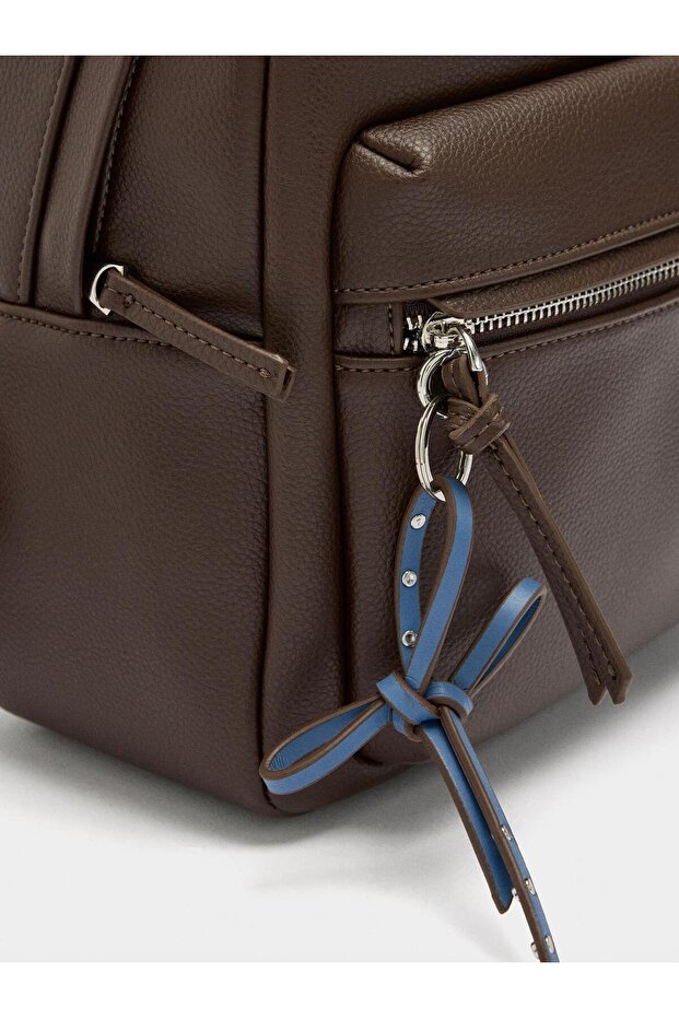 Kadın Charm'lı Basic Sırt Çantası - 2