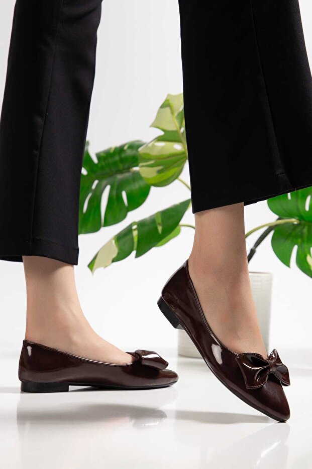 Women's Bow-Tie Daily Closed-Toe Ballet Flats