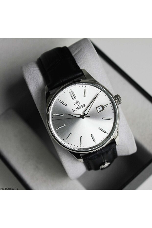 Hm25238S01-2 Leather Cord Men's Wristwatch