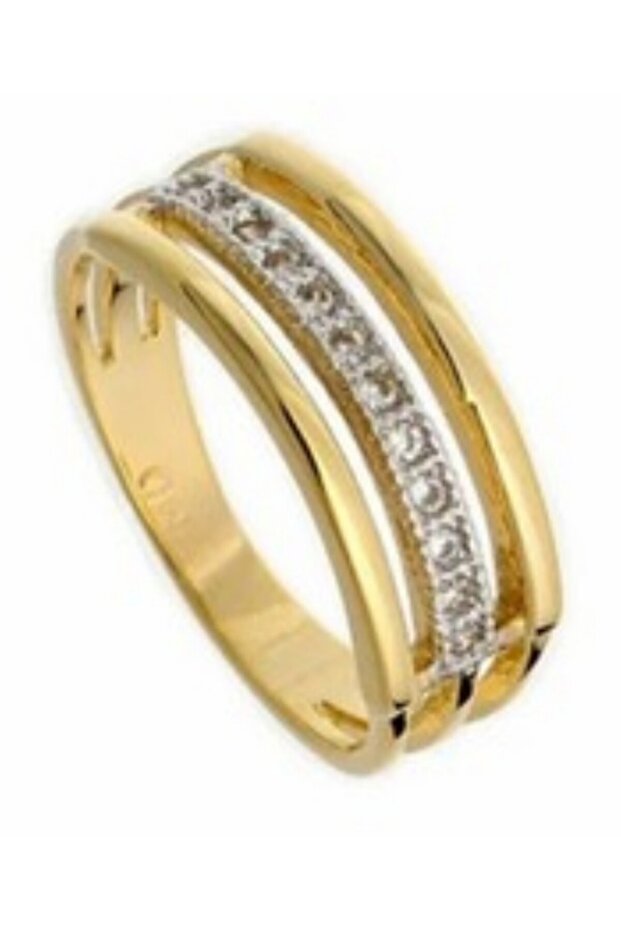 18K Gold Plated Sterling Silver 925 Ring for Women