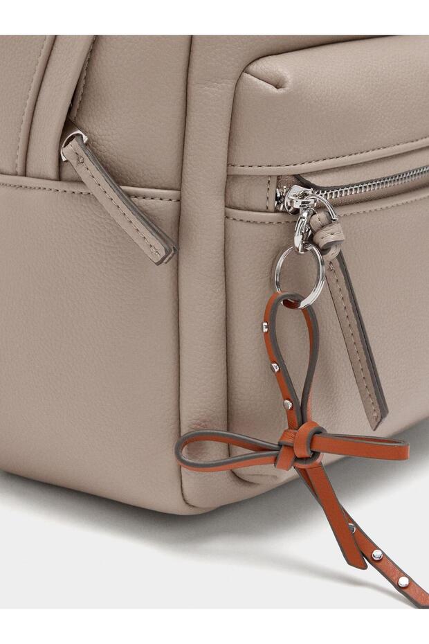 Kadın Charm'lı Basic Sırt Çantası - 3