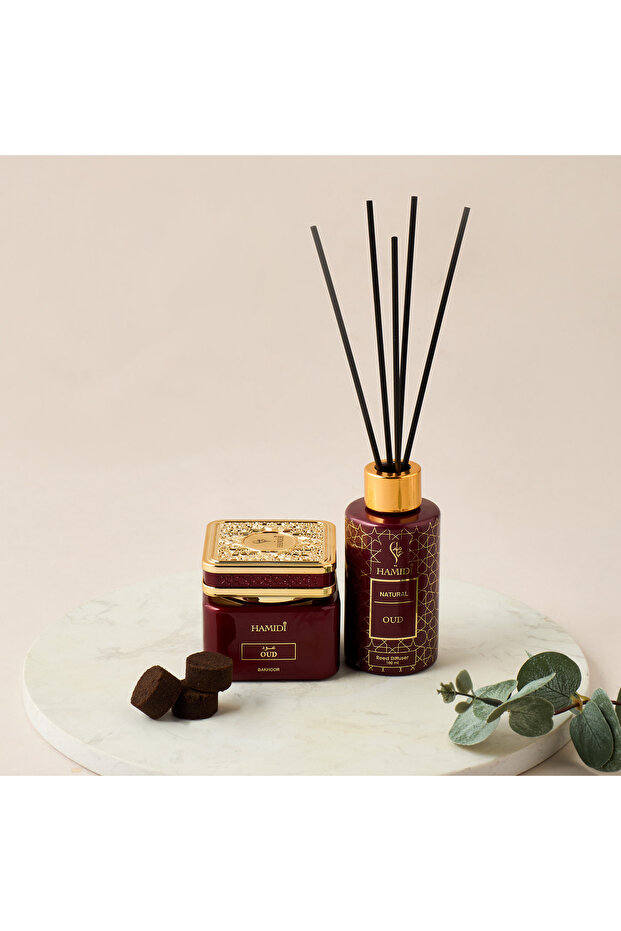2-Piece Oud Natural Muattar and Reed Difuser Gift Set