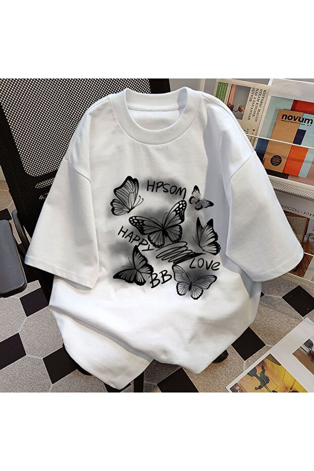 Women's Text Printed T-Shirt – Round Neck, Short Sleeve, Casual