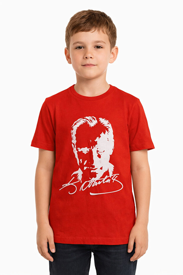 Children's Unisex Ataturk Printed T-Shirt