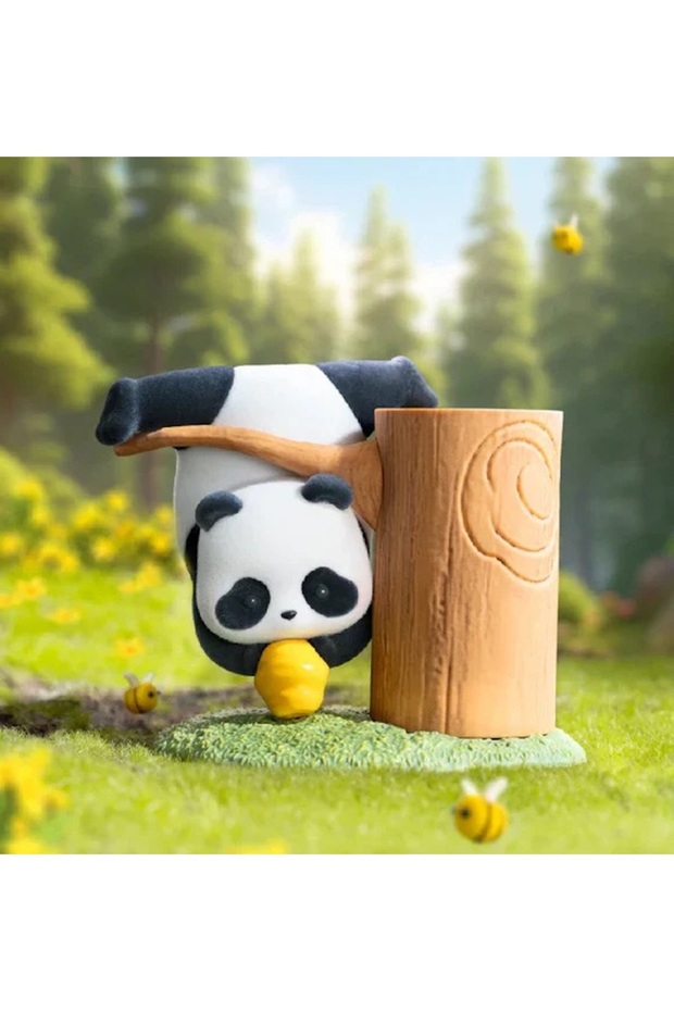 blind box: Panda Roll Fruit Tree Climbing, 1 random piece, Connectable Build-Up Tree Playset