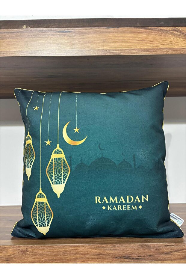 H1269 Double-Sided Ramadan Patterned Throw Pillow - Filled