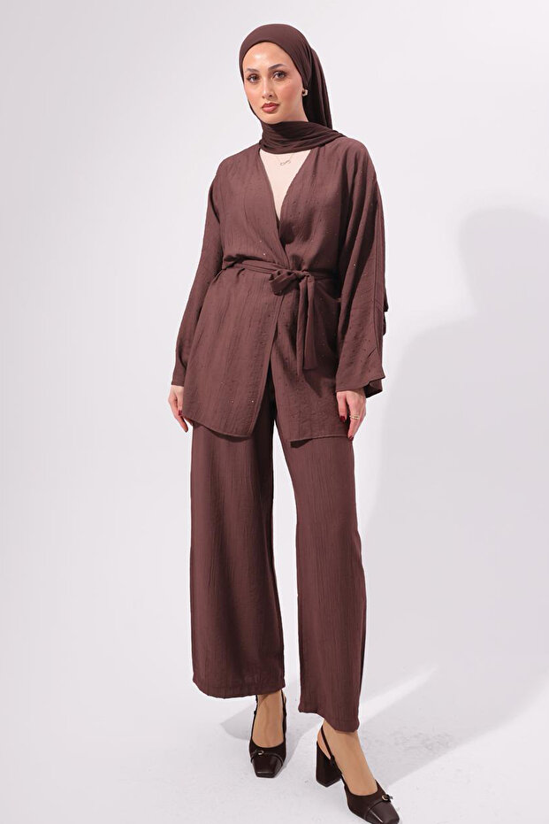 Stone Double Set N7157 Brown