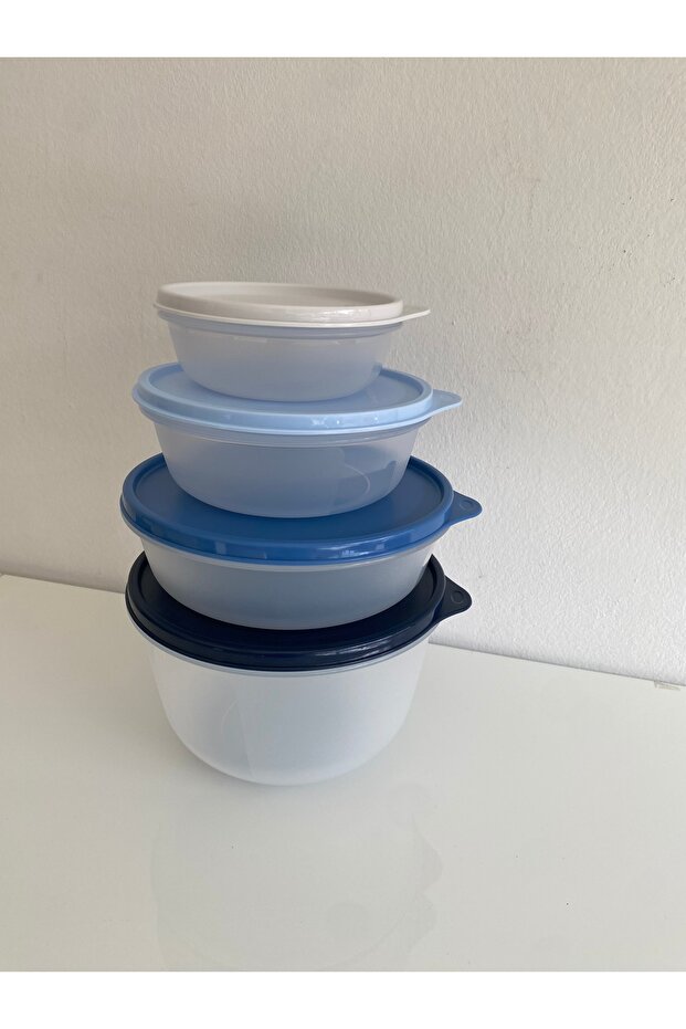 S&S Containers 4-Pack Refrigerator Storage Containers - 1