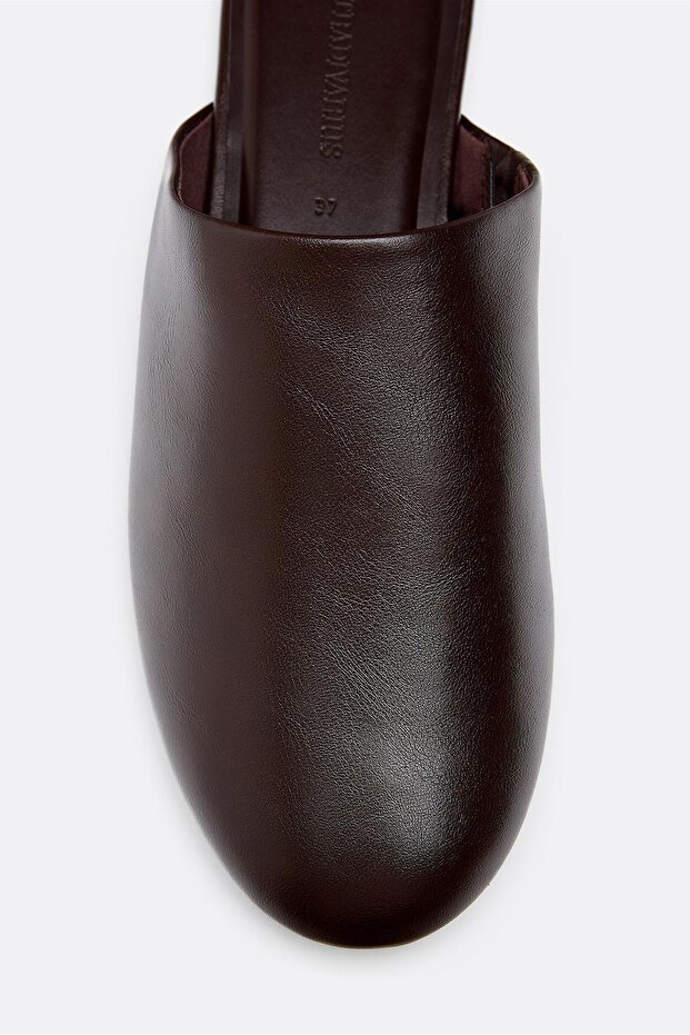 Suni deri babuç - 4