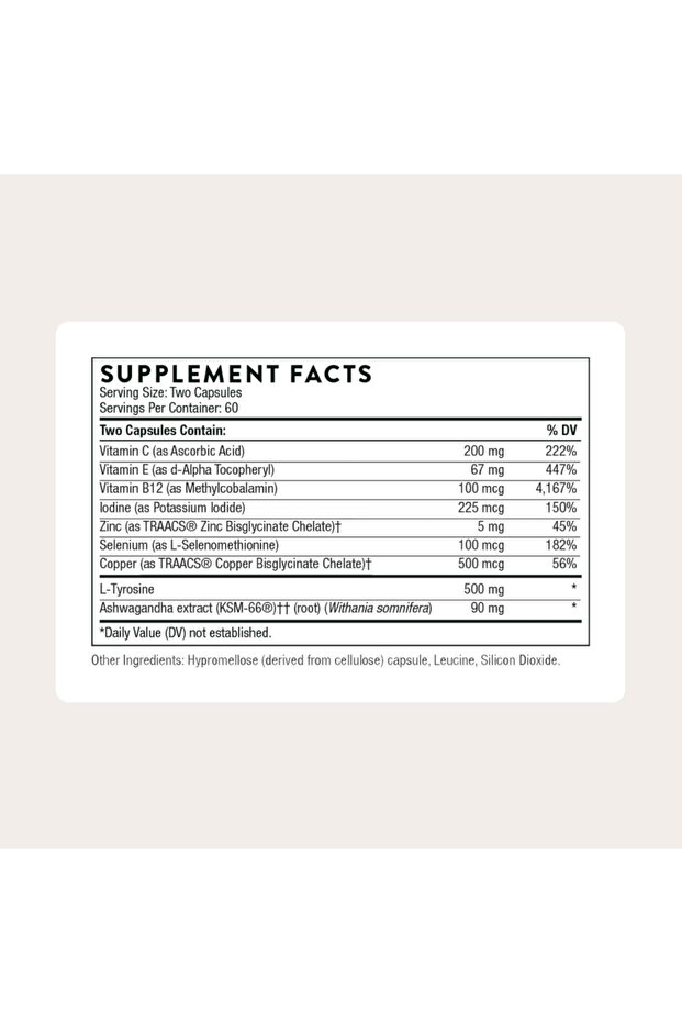 Thyroid Health Complex (Formerly Thyrocsin) - Thyroid Cofactors for Thyroid Function Support 120 Cap - 2