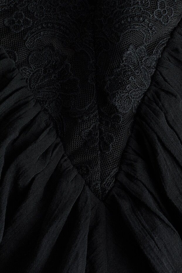 Farbalalı Lyocell Üst - 2