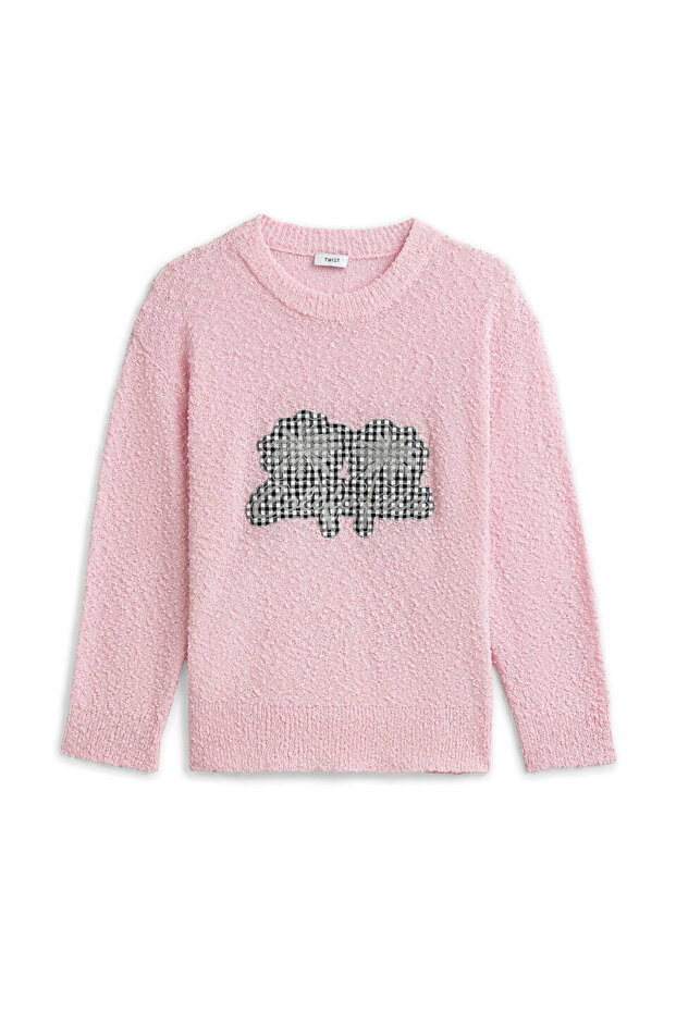 DOKULU PATCH'Lİ OVERSIZE TRİKO - 3