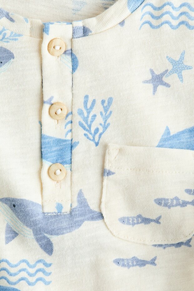 Pamuklu ve Baskılı Tulum - 2