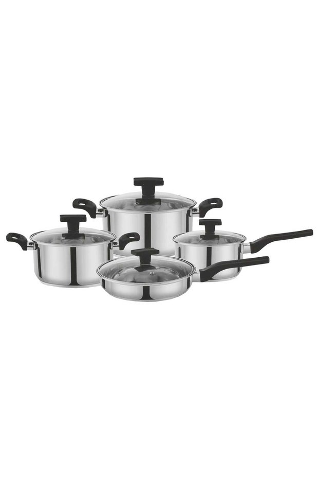 Stainless Steel Cookware Set, 8 pcs