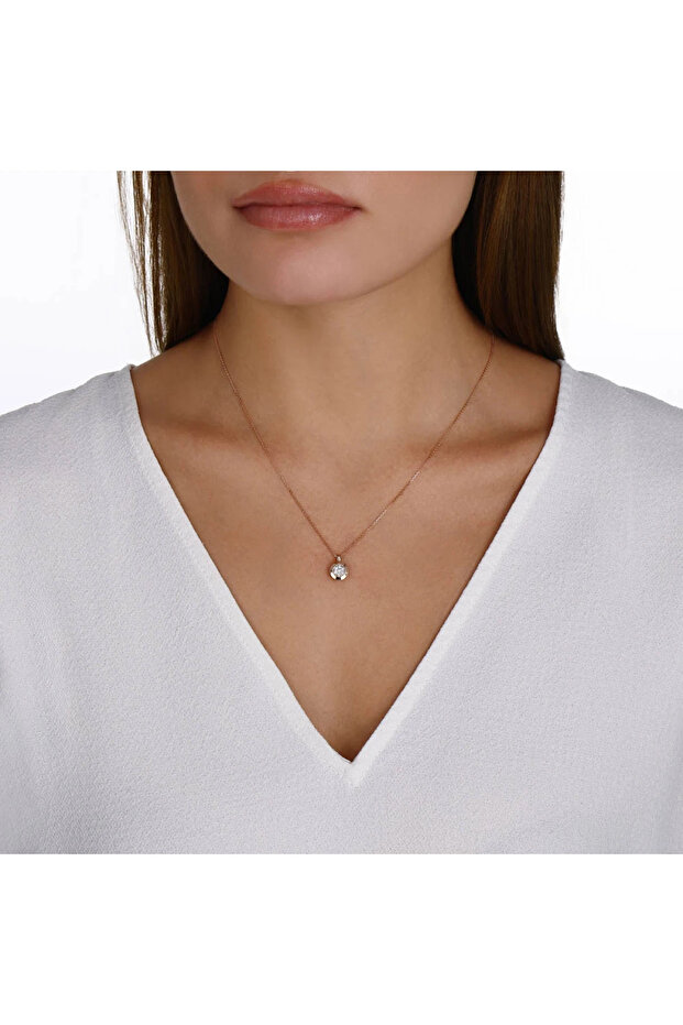 0.07 Karat Effect Pırlanta Kolye - 3