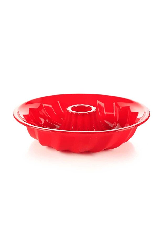 Juliette Silicone Savarin Cake Pan, 24cm, Red