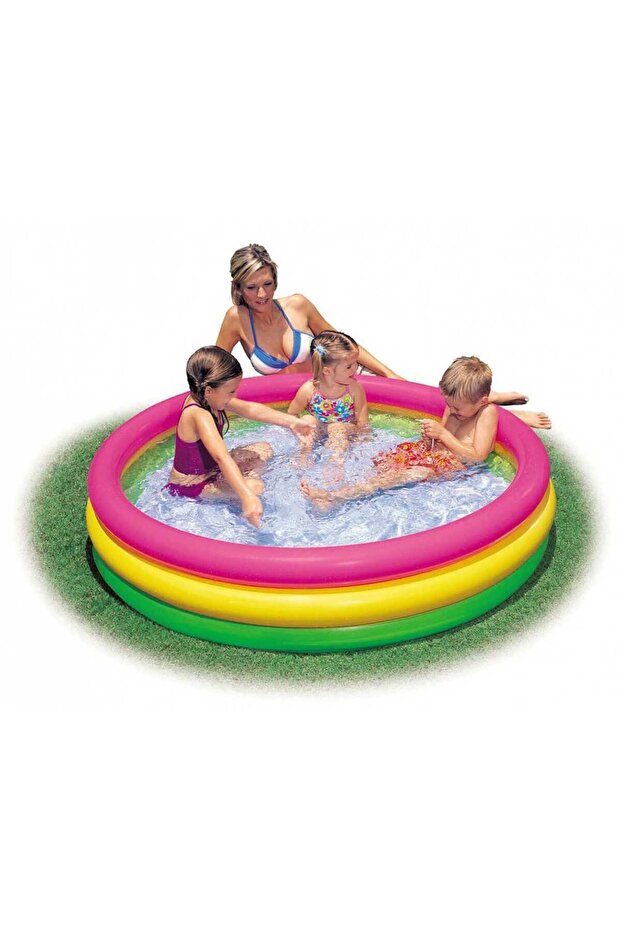 Sunset Glow Baby Pool 114 x 25 cm Multicolor
