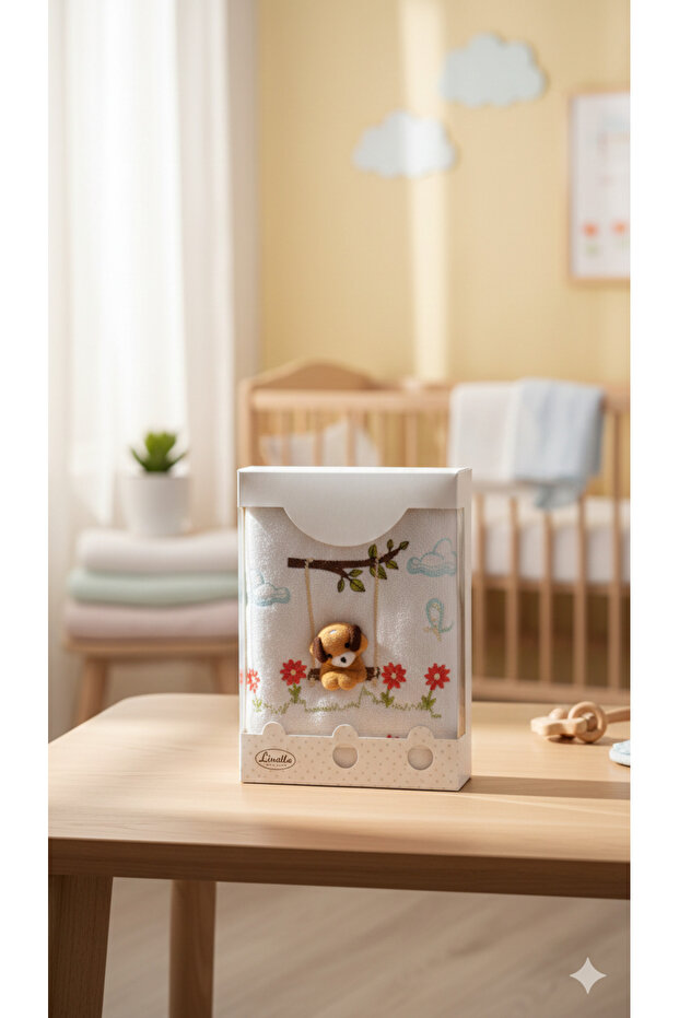 100% Cotton Face Towels with Cute Animal Figures