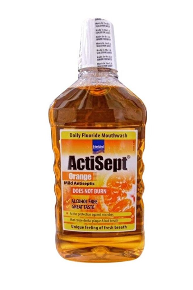 Actisept Mouth Wash 500ml orange