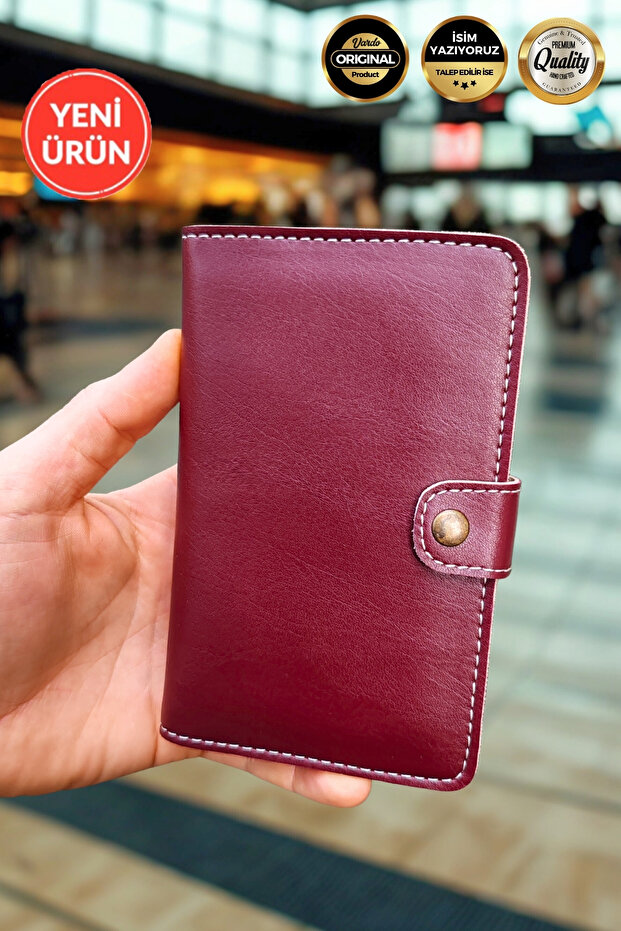 [ We Write Name ] Esther Design Business Card Holder Wallet & Passport & License Case Unisex