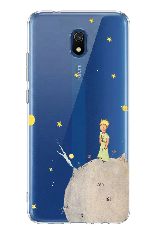 حافظة سيليكون مطبوعة بتصميم الأمير الصغير متوافقة مع هاتف Redmi 8A