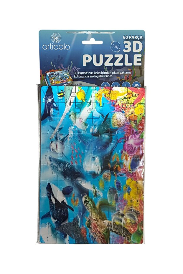 60 Piece 3D Puzzle