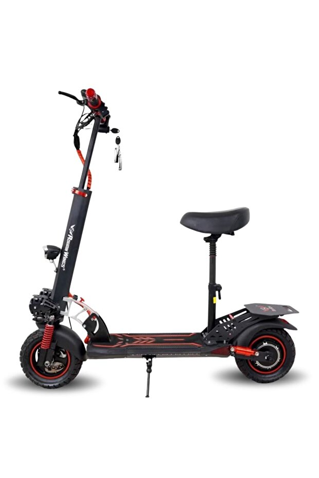 KukoKirin D Max Electric Scooter - 2000W Motor, 65 KM/H Top Speed, 48V 15Ah Battery (Black)