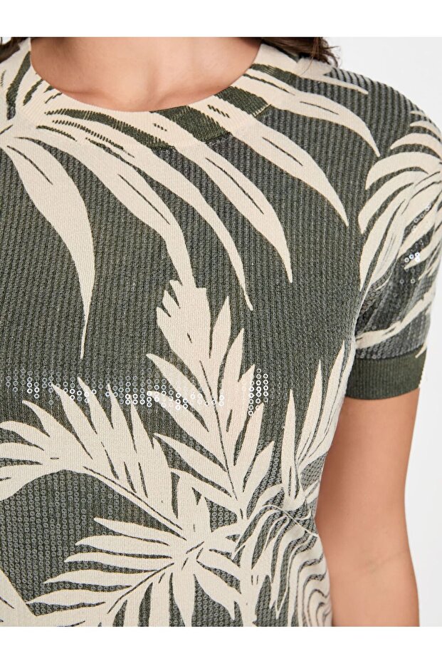 كنزة قصيرة بقصة قصيرة بالترتر - 7