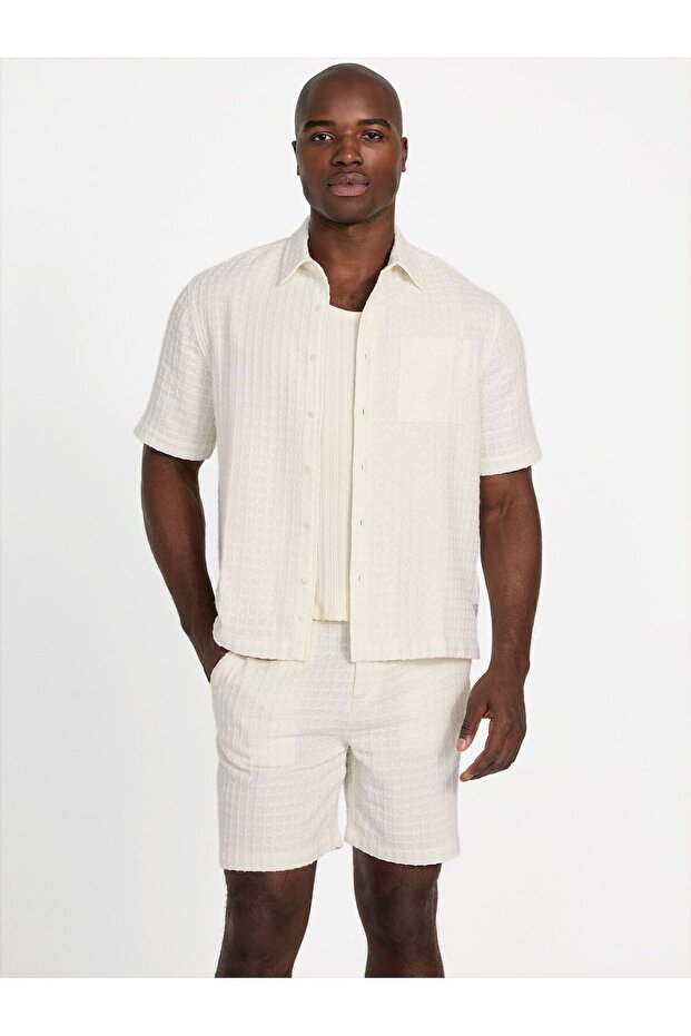 قميص بنقشة بنقش مربعات - 2